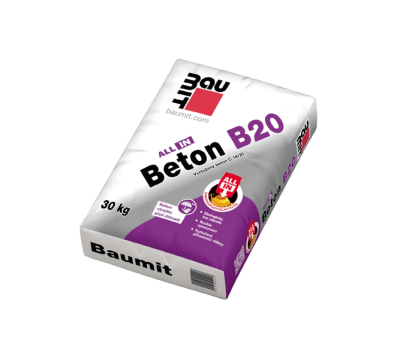 bau.beton B 20 ALL IN beton 30kg vlákna, míchá se i s pytlem
