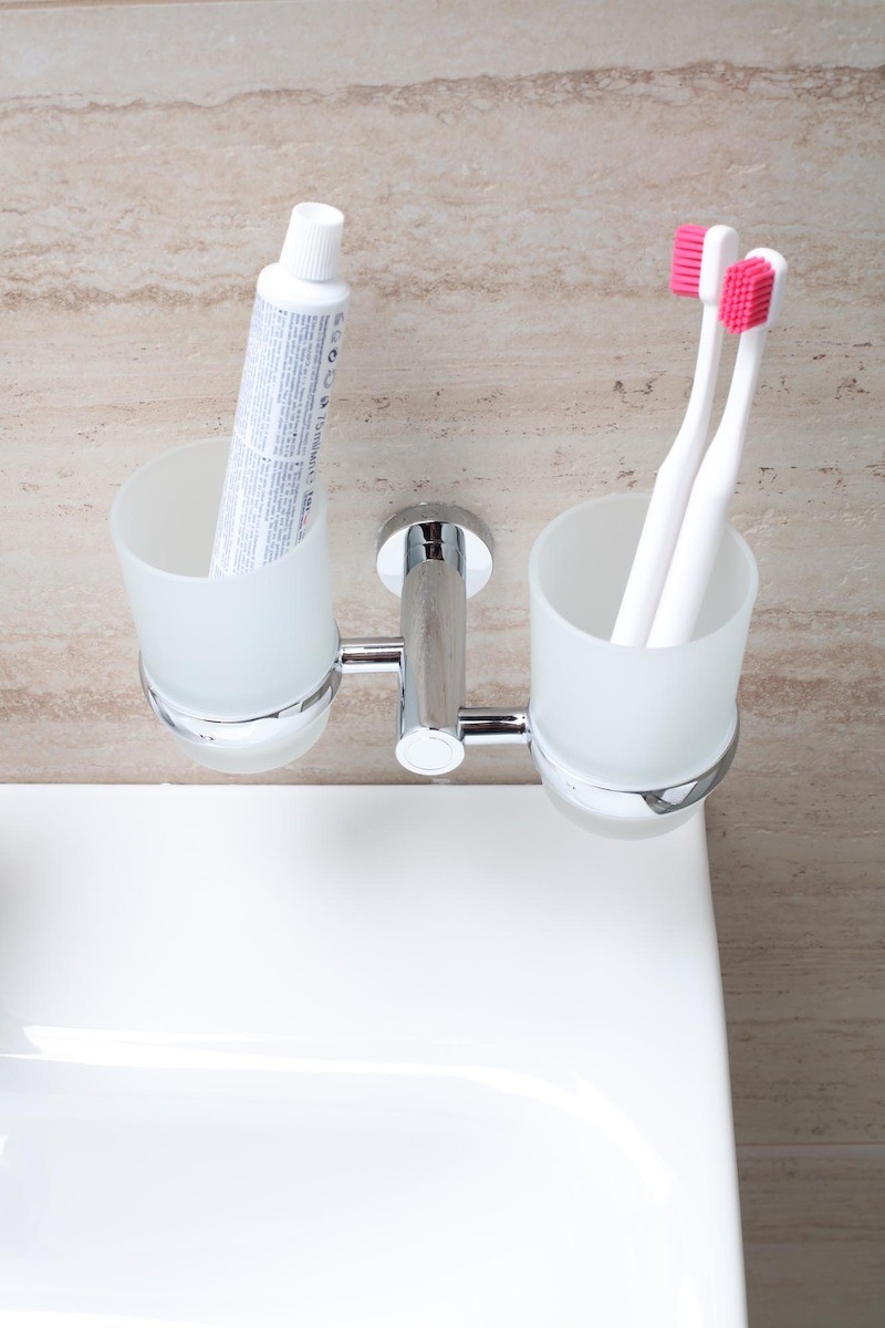 SOFT dvojitý držák skleniček